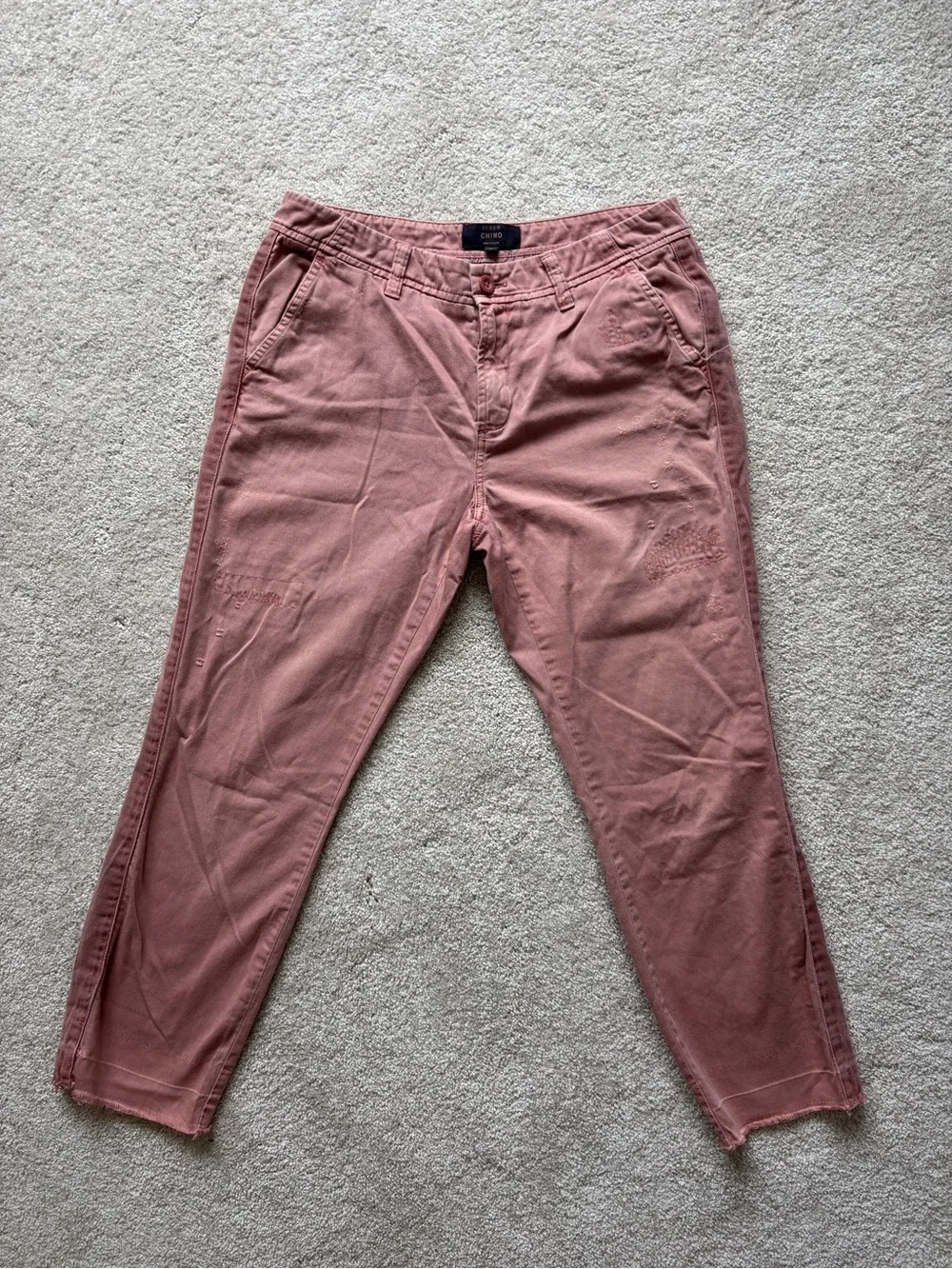 J. Crew Women’s Chino Pants in Dusty Rose Pink